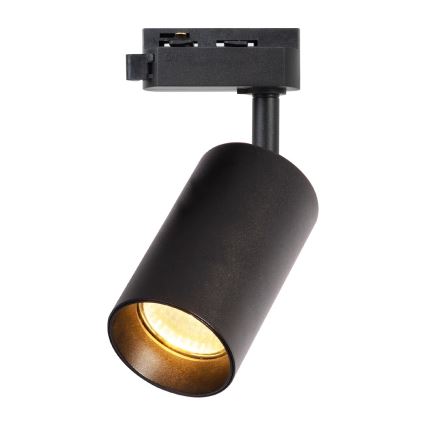 Точковий світильник до 1-фазної рейкової системи PIPE 1xGU10/10W/230V чорний