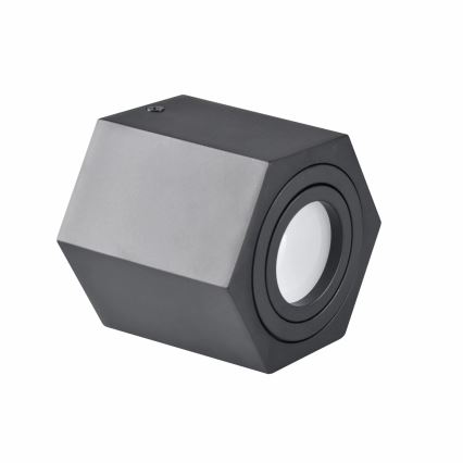 Точковий світильник HEXAGON 1xGU10/10W/230V чорний