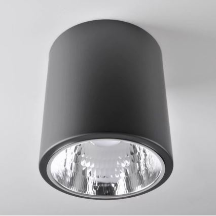 Точковий світильник JUPITER 1xE27/20W/230V діаметр 16,5 см чорний