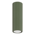 Точковий світильник KARBON 1xGU10/10W/230V 20 см зелений