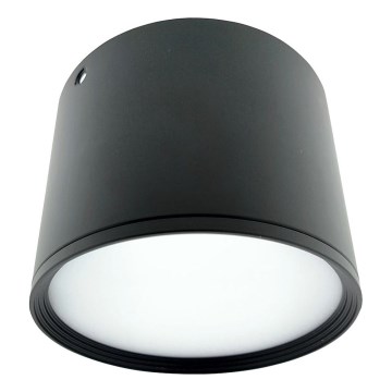 Точковий світильник LED, 10 Вт, 230 В, 3000/4000/6400 К, діам. 12 см, чорний