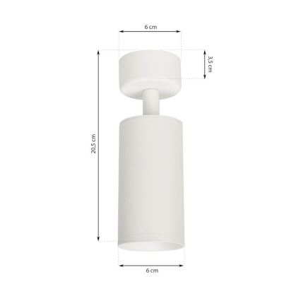 Точковий світильник MICA 1xGU10/25W/230V