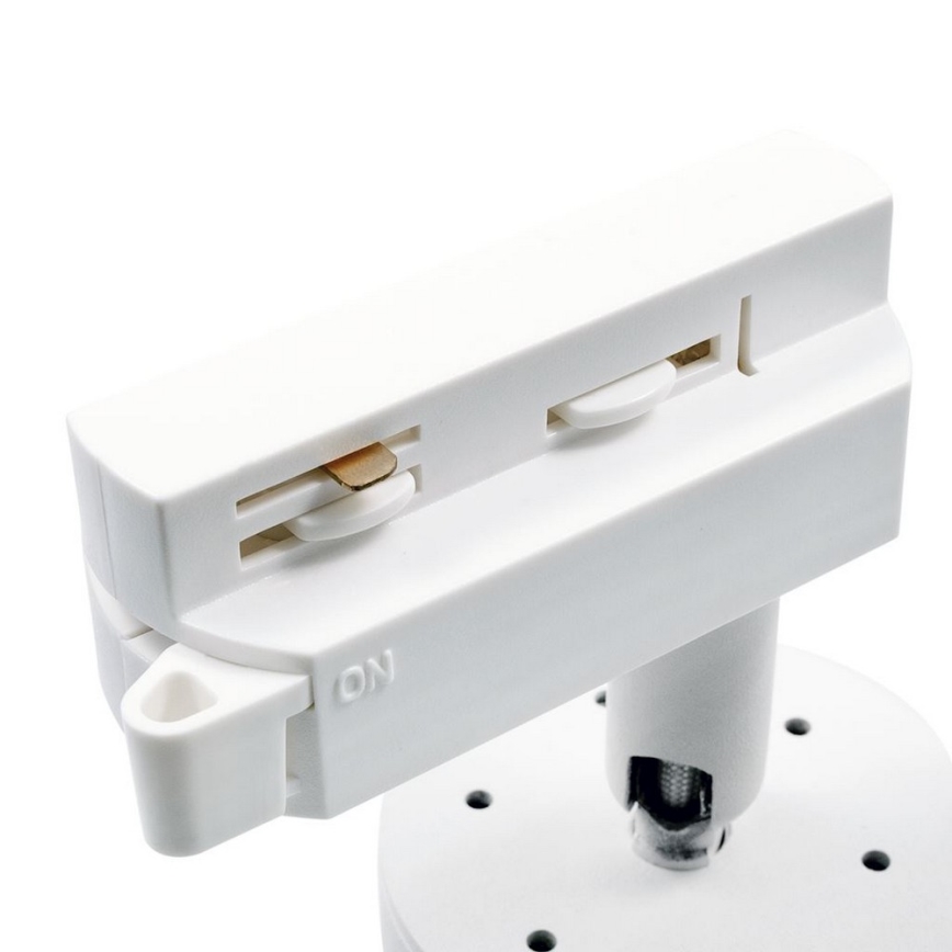 Точковий світильник MICA для трекової системи 1xGU10/25W/230V 1-фазний білий
