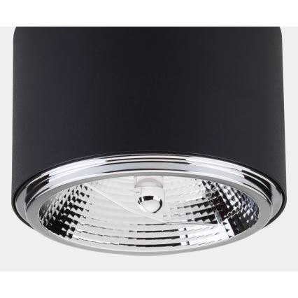 Точковий світильник MORIS 1xAR111 GU10/50W/230V чорний