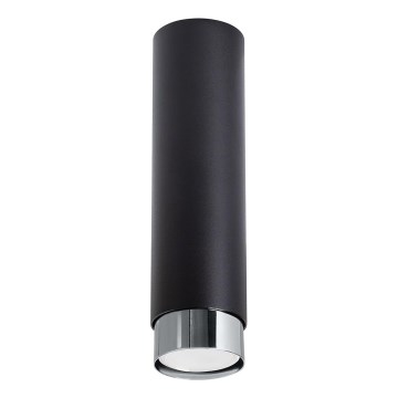 Точковий світильник NERO 1xGU10/10W/230V 22,5 см чорний/глянцевий хром