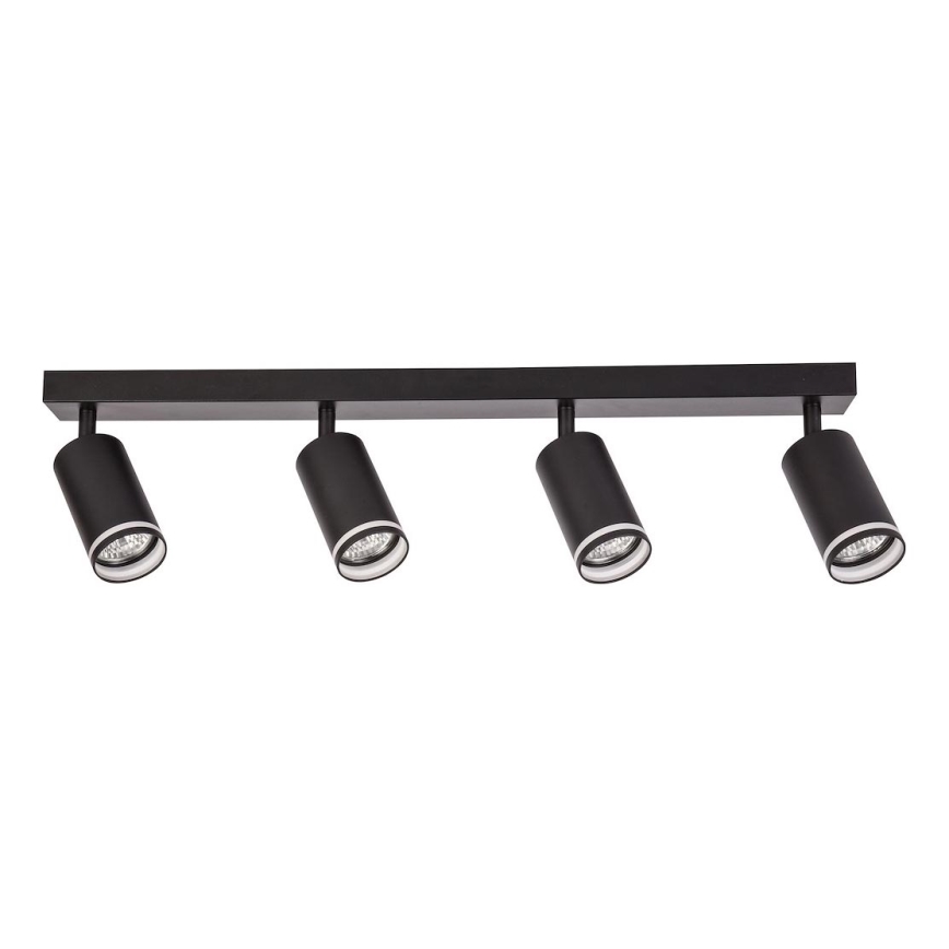 Точковий світильник PIPE 4xGU10/10W/230V чорний