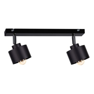 Точковий світильник SIMPLY BLACK 2xE27/60W/230V