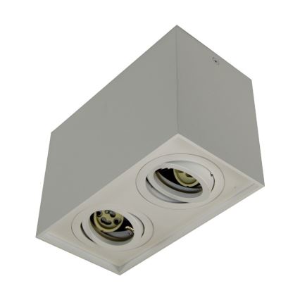 Точковий світильник SIROCO 2xGU10/30W/230V біла