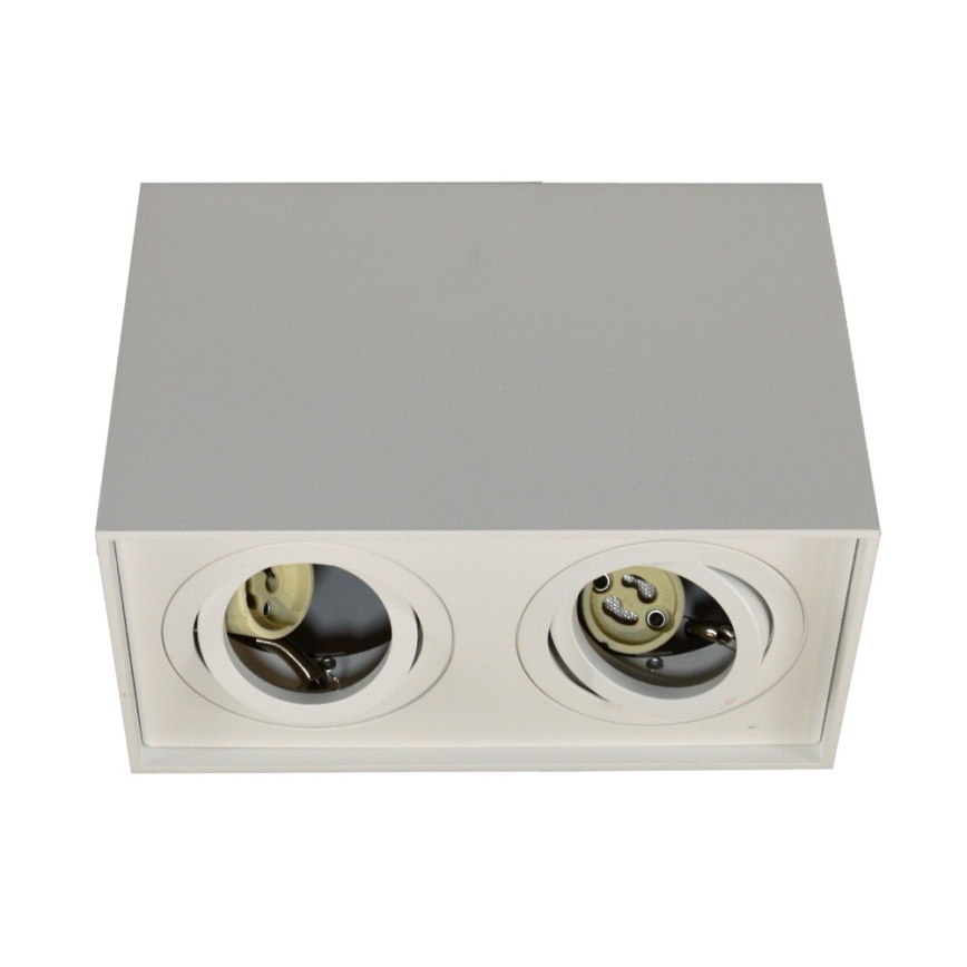 Точковий світильник SIROCO 2xGU10/30W/230V біла