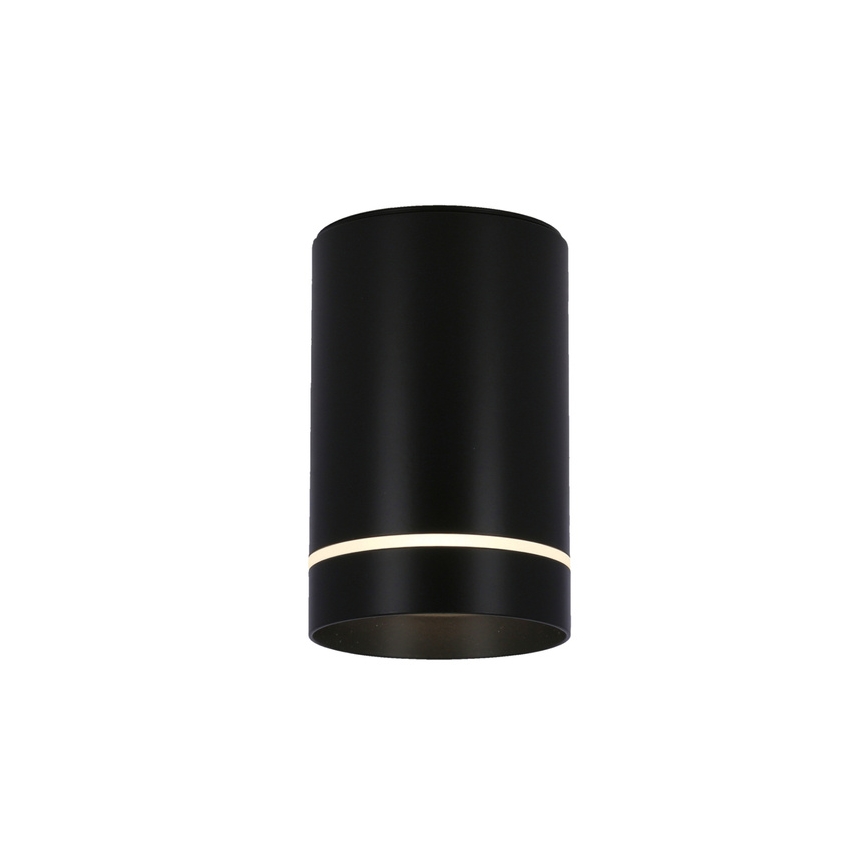Точковий світильник TUBA 1xGU10/15W/230V чорний
