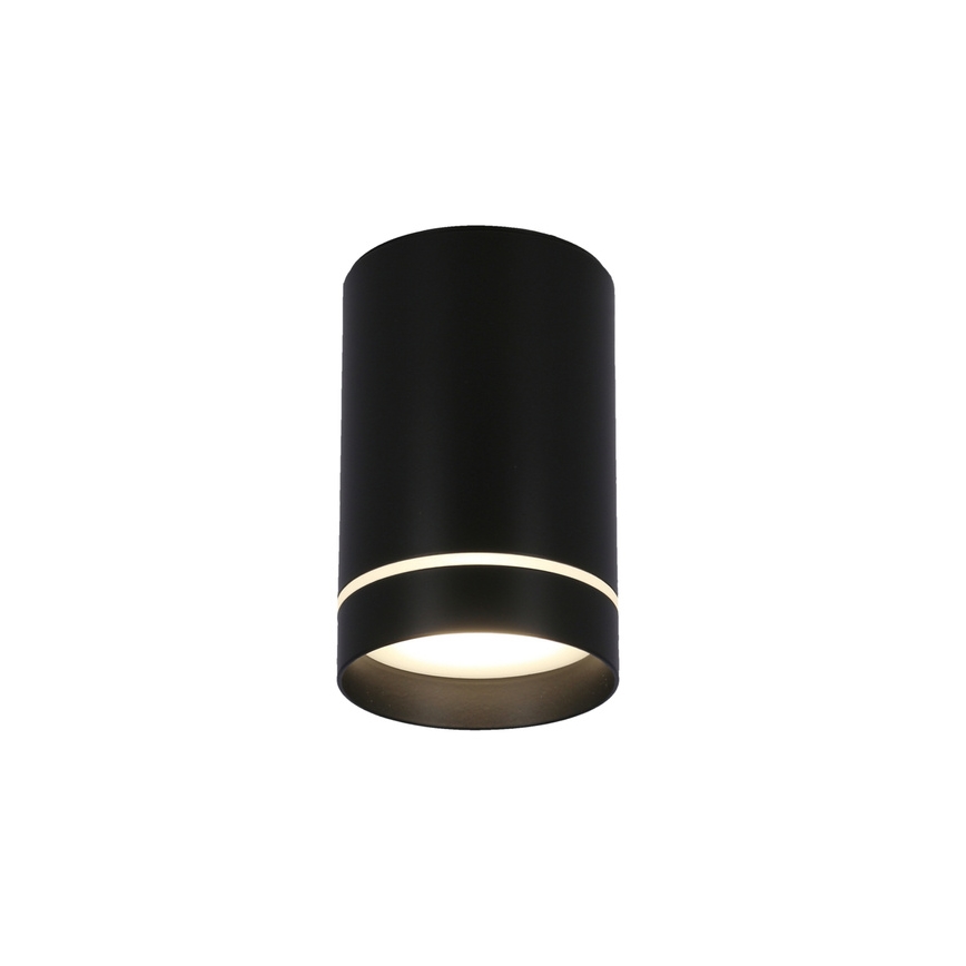 Точковий світильник TUBA 1xGU10/15W/230V чорний