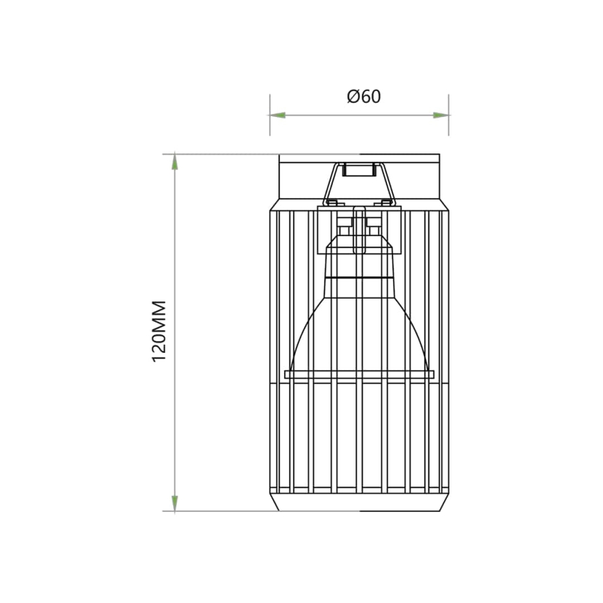 Точковий світильник VERTICAL 1xGU10/8W/230V білий