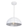 Top Light Apolo 30B - Підвісна люстра APOLO 1xE27/40W/230V білий/срібний