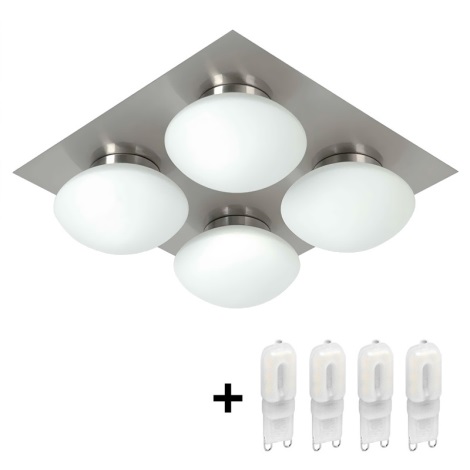 Top Light Dunaj - Светодиодный потолочный светильник для ванной комнаты DUNAJ 4xG9/2,5W/230V IP44