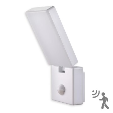 Top Light Faro B PIR - Світлодіодний прожектор з датчиком FARO LED/15W/230V IP65 білий