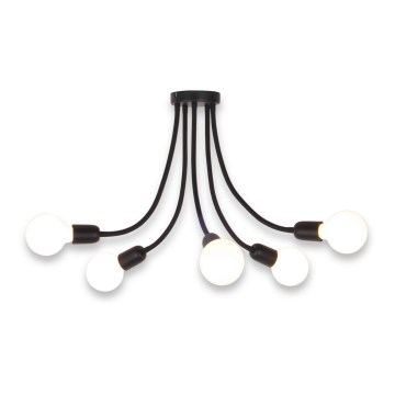 Top Light Galileo 5 C - Подвесная люстра 5xE27/40W/230V черная