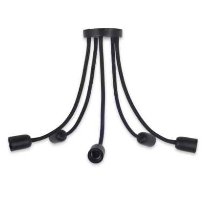 Top Light Galileo 5 C - Подвесная люстра 5xE27/40W/230V черная