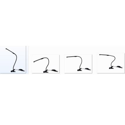 Top Light Lara C - LED лампа з затискачем та регулюванням яскравості LARA USB LED/5W/230V