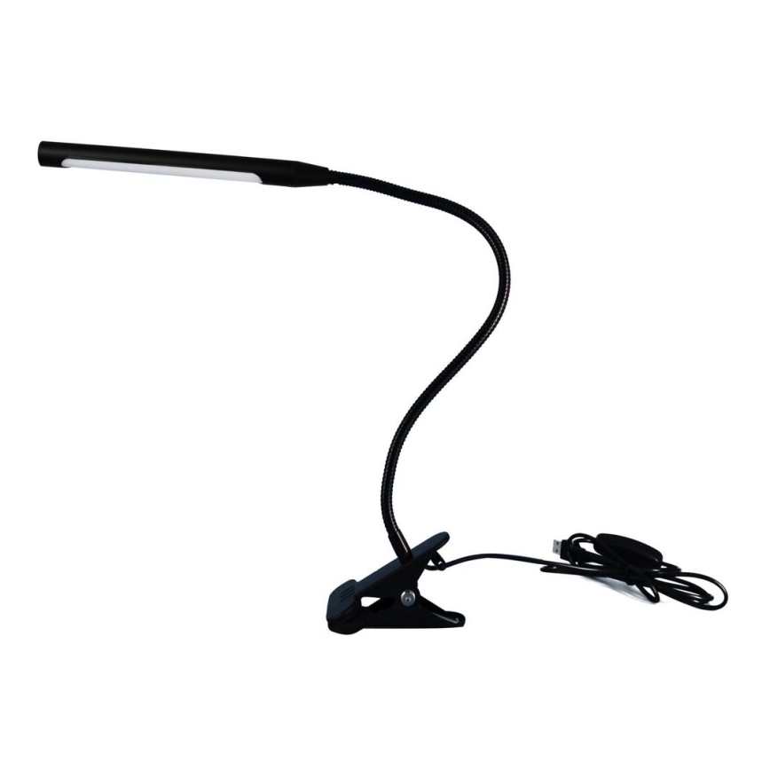 Top Light Lara C - Светодиодная лампа с зажимом и регулированием яркости LARA USB LED/5W/230V