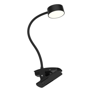 Top Light - LED діммерна настільна лампа з кліпом BELLA LED/4,8W/5V 3000-6500K чорна