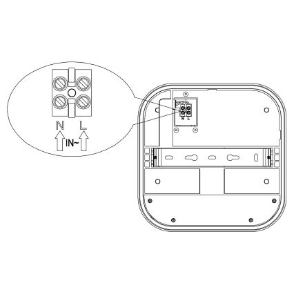 Top Light - уличный настенный светильник LED с датчиком движения и датчиком сумерек BARI LED/20W/230V 4000K IP65