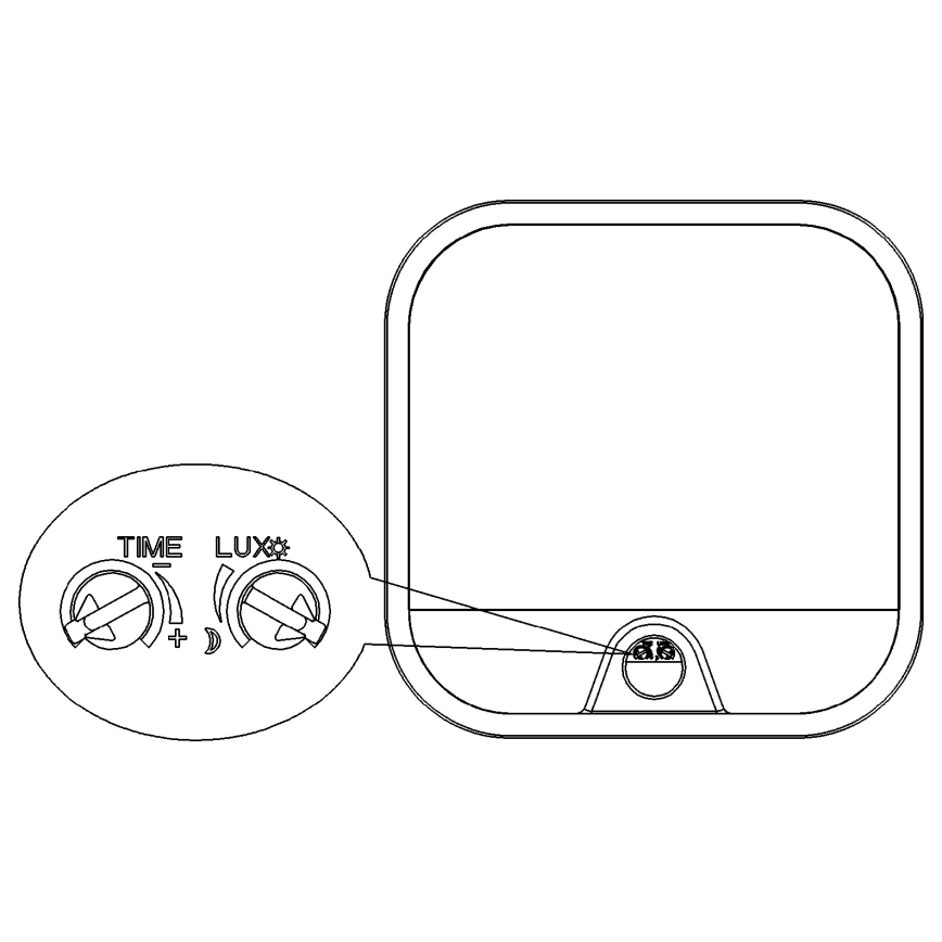 Top Light - уличный настенный светильник LED с датчиком движения и датчиком сумерек BARI LED/20W/230V 4000K IP65