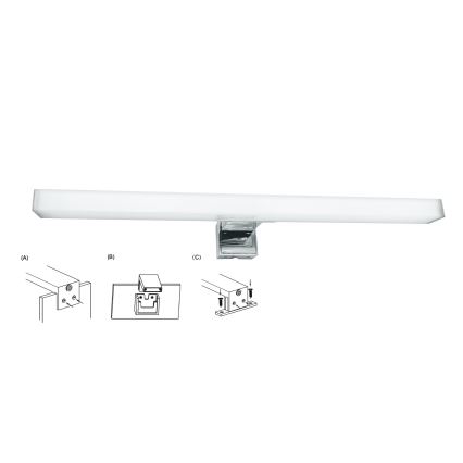 Top Light - LED Підсвітка для дзеркала для ванної OREGON LED/7W/230V 40 см IP44