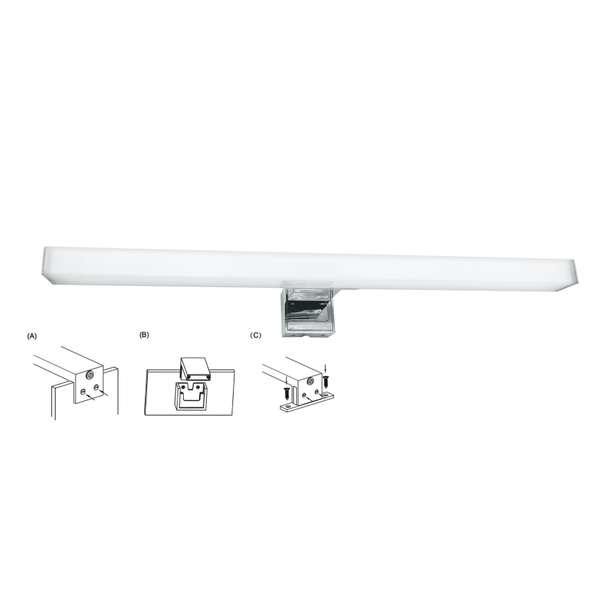 Top Light - LED Підсвітка для дзеркала для ванної OREGON LED/7W/230V 40 см IP44