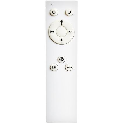 Top Light - Світлодіодна підвісна люстра з регулюванням яскравості REVIT LED/36W/230V 3000-6500K діаметр 40 см білий + пульт дистанційного керування