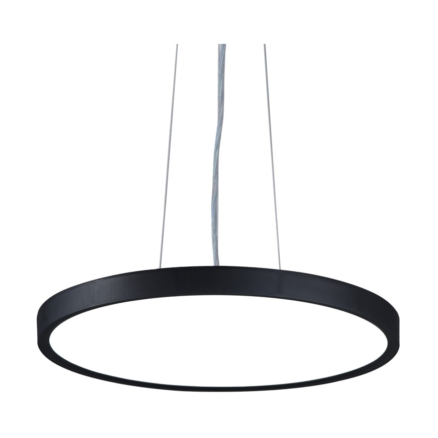 Top Light - Світлодіодна підвісна люстра з регулюванням яскравості REVIT LED/36W/230V 3000-6500K діаметр 40 см чорний + пульт дистанційного керування