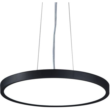 Top Light - Світлодіодна підвісна люстра з регулюванням яскравості REVIT LED/36W/230V 3000-6500K діаметр 40 см чорний + пульт дистанційного керування