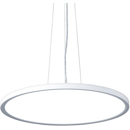 Top Light - Світлодіодна підвісна люстра з регулюванням яскравості REVIT LED/50W/230V 3000-6500K діаметр 60 см білий + пульт дистанційного керування