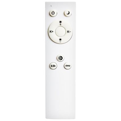 Top Light - Світлодіодна підвісна люстра з регулюванням яскравості REVIT LED/50W/230V 3000-6500K діаметр 60 см білий + пульт дистанційного керування