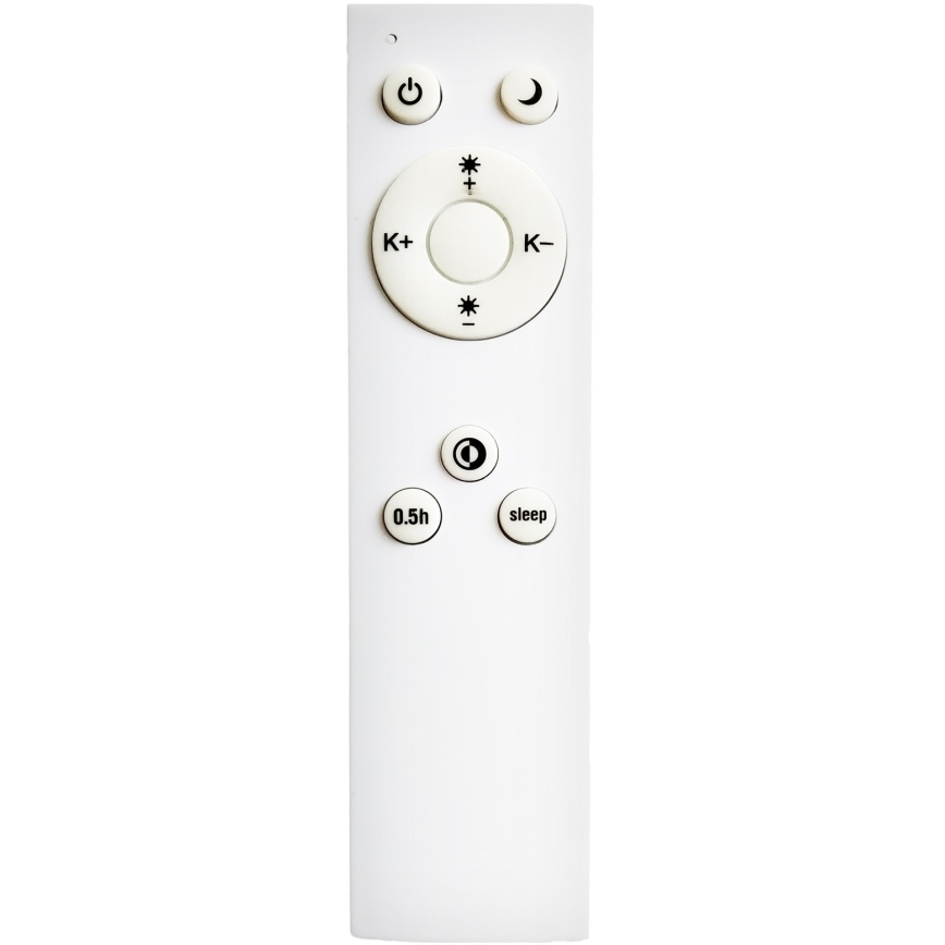 Top Light - Світлодіодна підвісна люстра з регулюванням яскравості SALERNO LED/60W/230V 3000-6500K діаметр 60 см білий + пульт дистанційного керування
