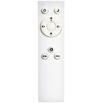 Top Light - Світлодіодна підвісна люстра з регулюванням яскравості SALERNO LED/60W/230V 3000-6500K діаметр 60 см чорний + пульт дистанційного керування