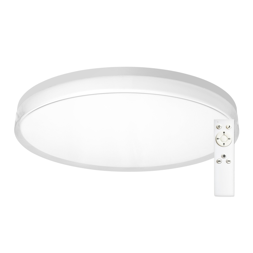 Top Light - диммируемый LED потолочный светильник для ванной комнаты NEXUS LED/55W/230V 3000-6500K IP44 Ø 48 см белый + пульт дистанционного управления