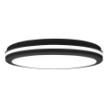 Top Light - LED Потолочный светильник для ванной комнаты COMET LED/40W/230V 3000/4000/6500K IP54, чёрный, диаметр 40 см