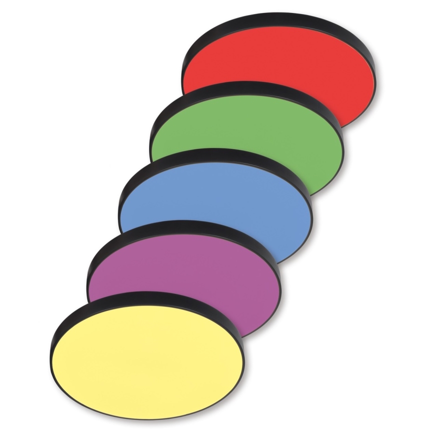 Top Light - LED RGB Підвісна люстра з регулюванням яскравості METAL LED/60W/230V Wi-Fi Tuya чорний + пульт дистанційного керування