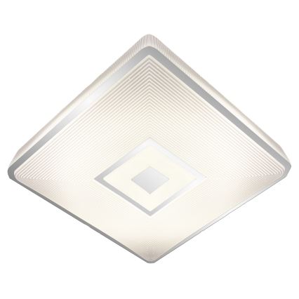 Top Light - LED RGB стельовий світильник з регулюванням яскравості RAINBOW LED/24W/230V квадратний + пульт дистанційного керування