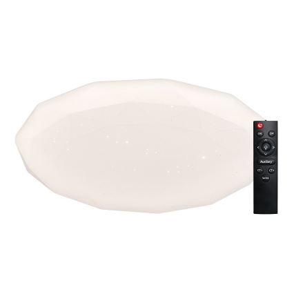 Top Light - LED стельовий світильник для ванної кімнати з регулюванням яскравості SPARKLE LED/60W/230V 3000-6500K IP44 діам. 49 см білий + дистанційне керування