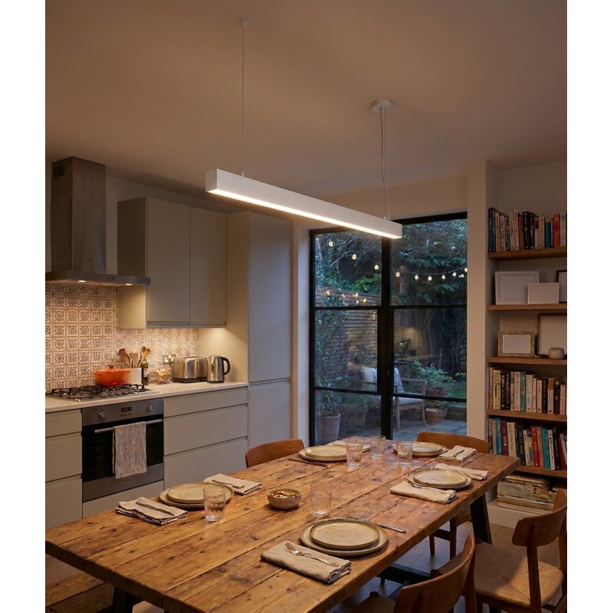 Top Light - LED стельовий накладний підвісний світильник HORIZON LED/40W/230V 3000/4000/6500K білий