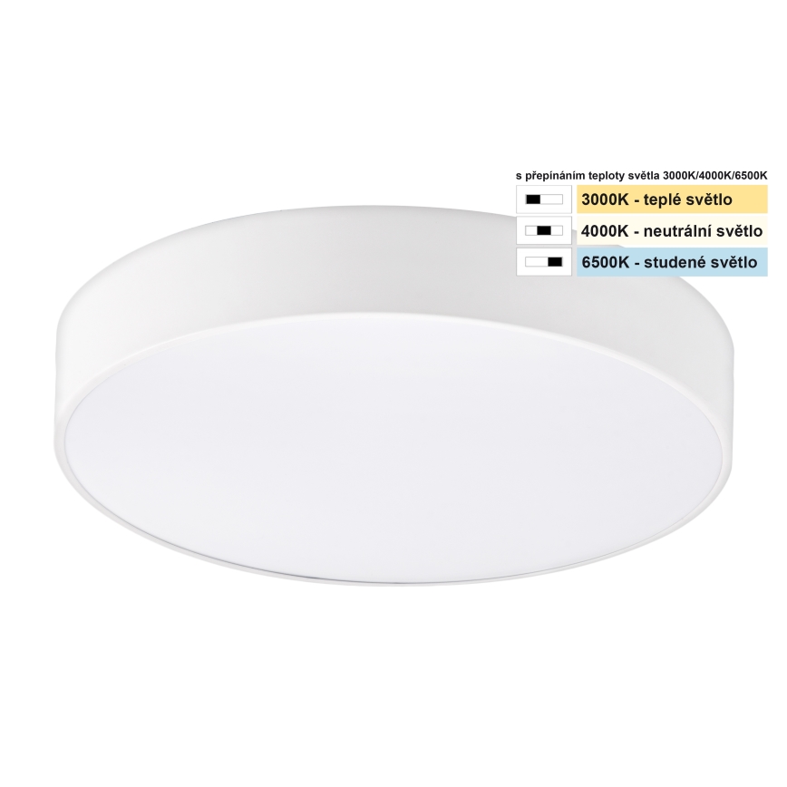 Top Light - Світлодіодний стельовий світильник для ванної кімнати PETAL LED/24W/230V IP44 3000/4000/6500K діаметр 35 см білий