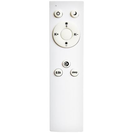 Top Light - Стельовий LED світильник для ванної з регулюванням яскравості PETAL LED/48W/230V IP44 3000-6500K діаметр 48 см чорний + пульт дистанційного керування