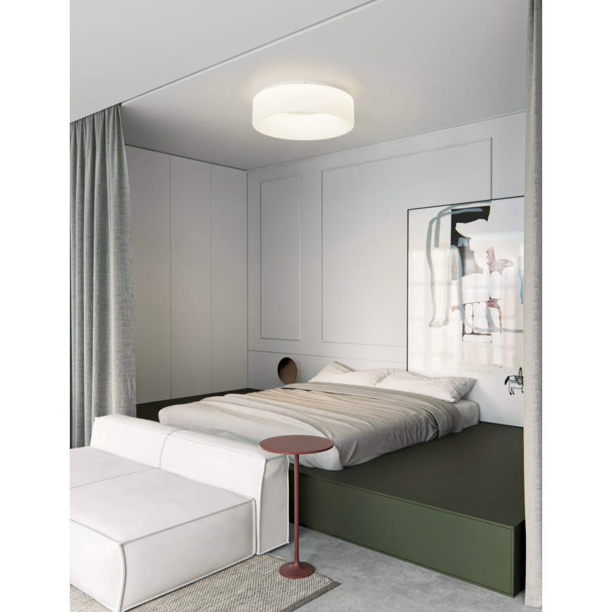 Top Light - Димований стельовий світильник HALO LED/60W/230V 3000-6500K, діаметром 60 см, білий + пульт дистанційного керування