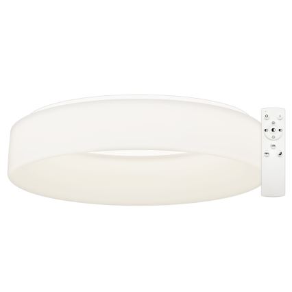 Top Light - Димований стельовий світильник HALO LED/60W/230V 3000-6500K, діаметром 60 см, білий + пульт дистанційного керування