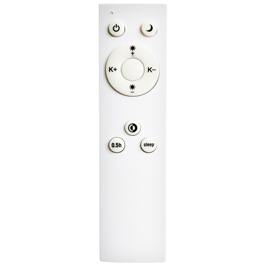 Top Light - Світлодіодний стельовий світильник з регулюванням яскравості SALERNO LED/60W/230V 3000-6500K діаметр 60 см білий + пульт дистанційного керування