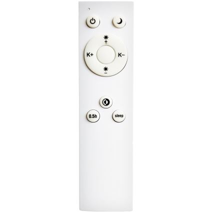 Top Light - Світлодіодний стельовий світильник з регулюванням яскравості SALERNO LED/60W/230V 3000-6500K діаметр 60 см чорний + пульт дистанційного керування
