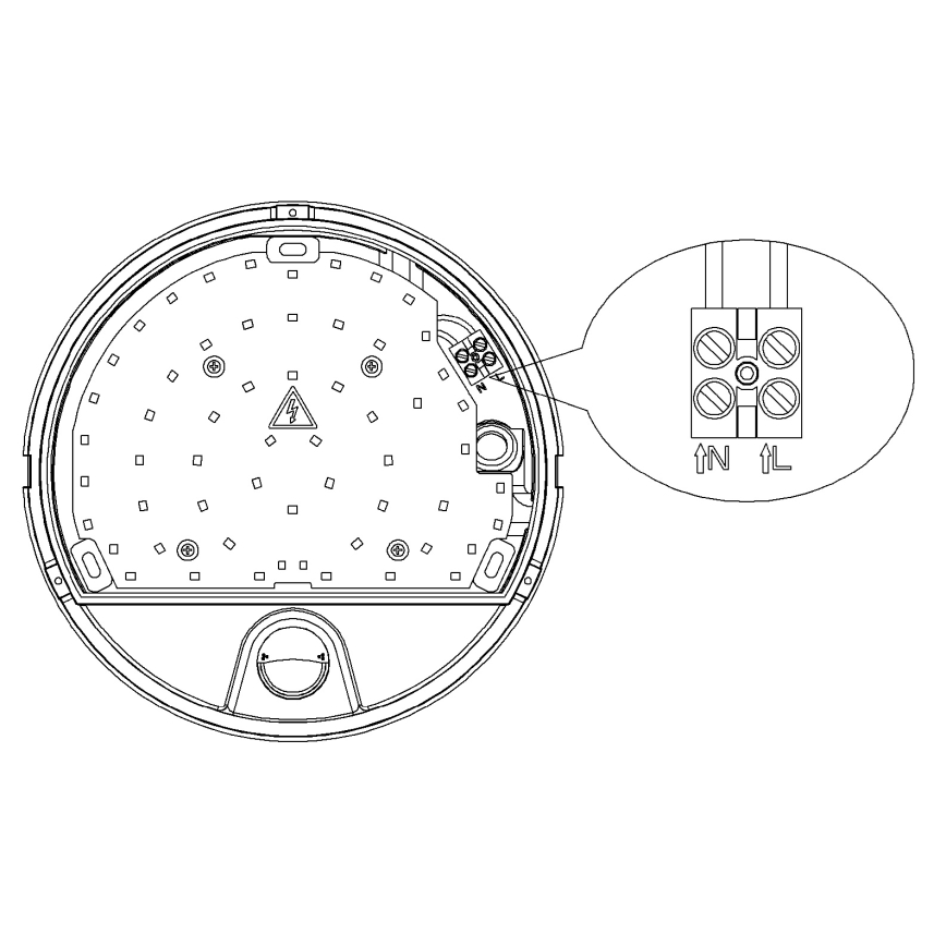 Top Light - LED уличный настенный светильник с датчиком движения и сумерек BARI LED/15W/230V 4000K IP54