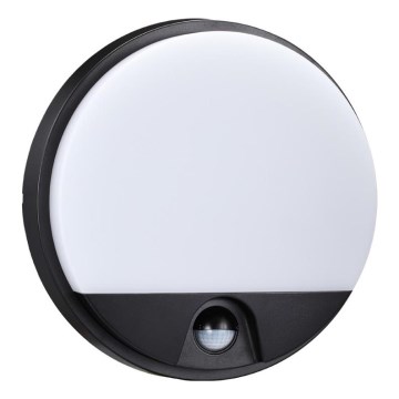Top Light - LED Уличный настенный светильник с детектором движения и сумерки BARI LED/15W/230V 4000K IP54