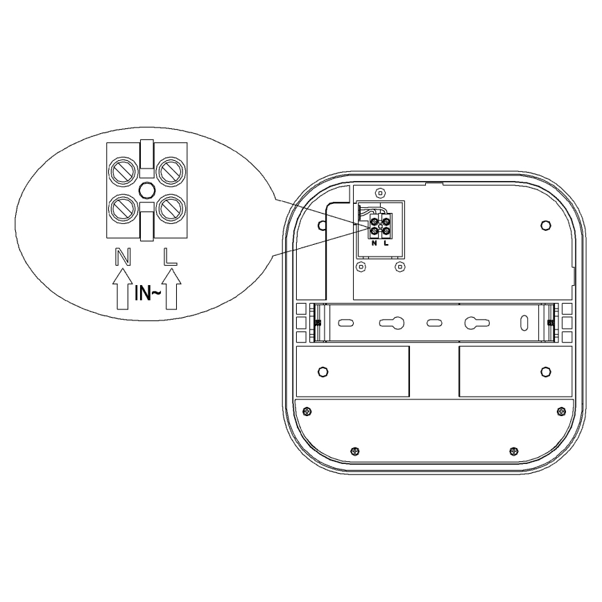 Top Light - Зовнішній настінний світильник LED з датчиком руху та сутінків BARI LED/20W/230V 4000K IP65
